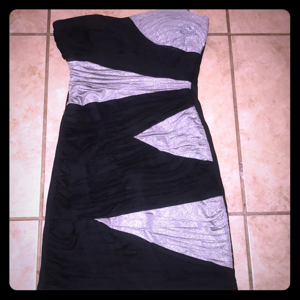 NYE Dress Black & Silver